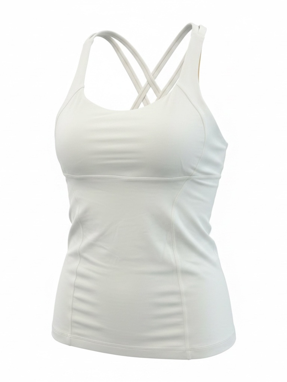 lululemon athletica White Double-Strap Built-In Bra Tank